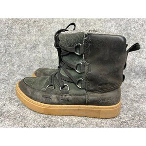 Forsake Lucie Hiking Boots Women's 6 Black Leather Waterproof Outdoors
